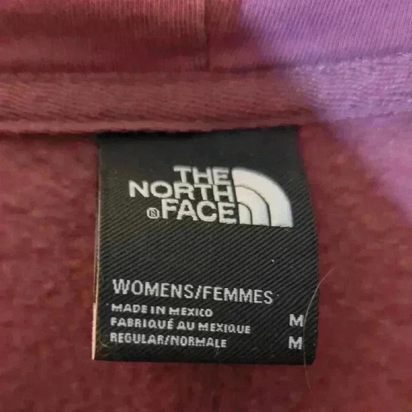 The North Face burgundy hoodie, medium - Picture 4 of 8